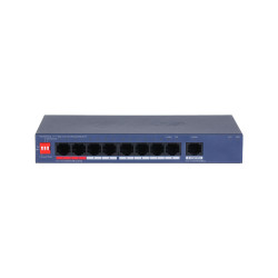 Switch PoE Dahua gestionable cloud Layer 2 de 9 puertos Gigabit