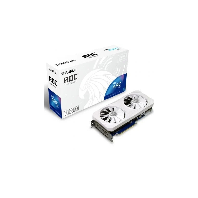 Tarjeta Gráfica Sparkle Intel Arc A750 ROC LUNA OC/ 8GB GDDR6