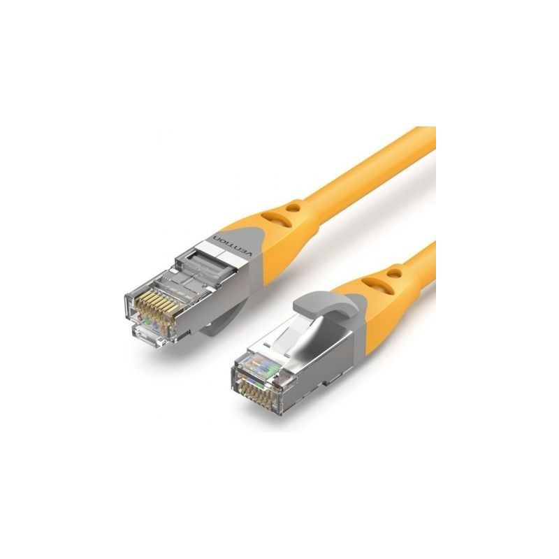 Cable de Red RJ45 SFTP Vention IBHYI Cat.6A/ 3m/ Amarillo