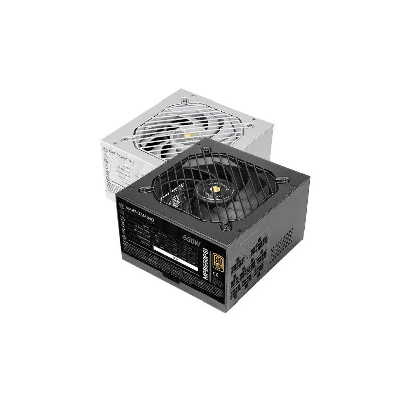 Fuente de Alimentación Mars Gaming MPB650PSI/ 650W/ Ventilador 12cm/ 8