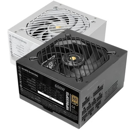 Fuente de Alimentación Mars Gaming MPB650PSI/ 650W/ Ventilador 12cm/ 8