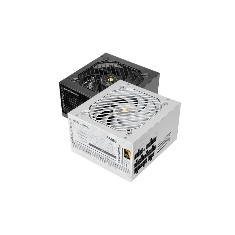 Fuente de Alimentación Mars Gaming MPB650PSI/ 650W/ Ventilador 12cm/ 8