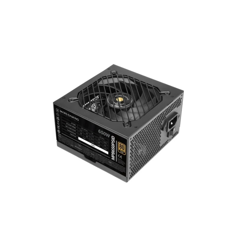 Fuente de Alimentación Mars Gaming MPB650PSID/ 650W/ Ventilador 12cm/