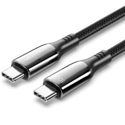 Cable USB 2.0 Tipo-C 5A 100W Vention CTKBH/ USB Tipo-C Macho - USB Tip