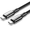 Cable USB 2.0 Tipo-C 5A 100W Vention CTKBH/ USB Tipo-C Macho - USB Tip