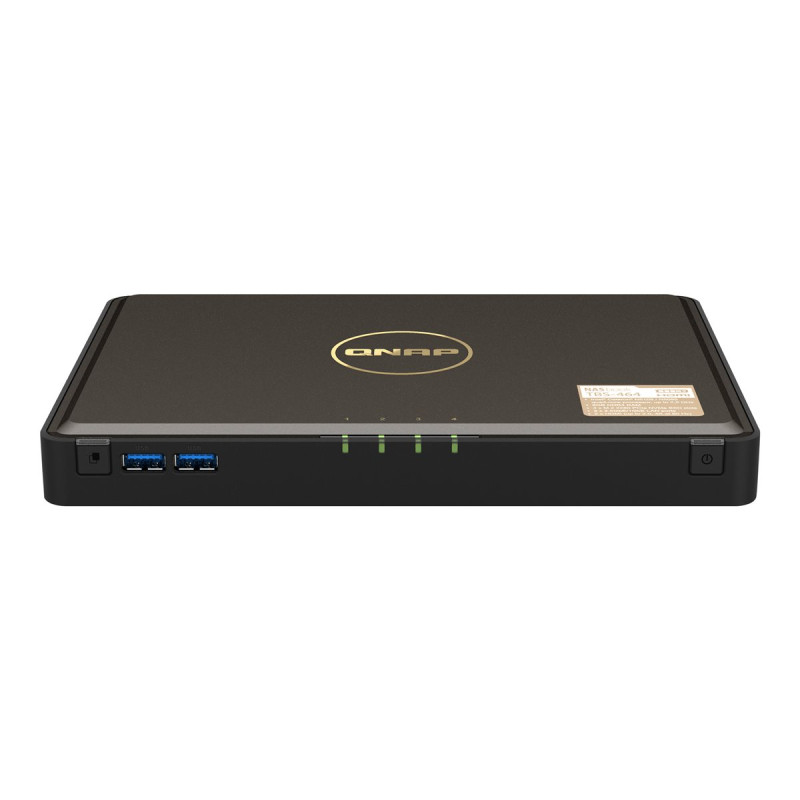 QNAPTBS-464 NASbook - Servidor NAS - 4 compartimentos - RAID RAID 0, 1