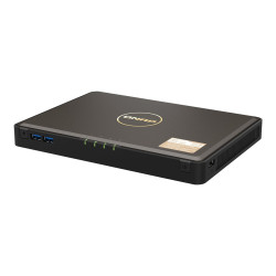 QNAPTBS-464 NASbook - Servidor NAS - 4 compartimentos - RAID RAID 0, 1