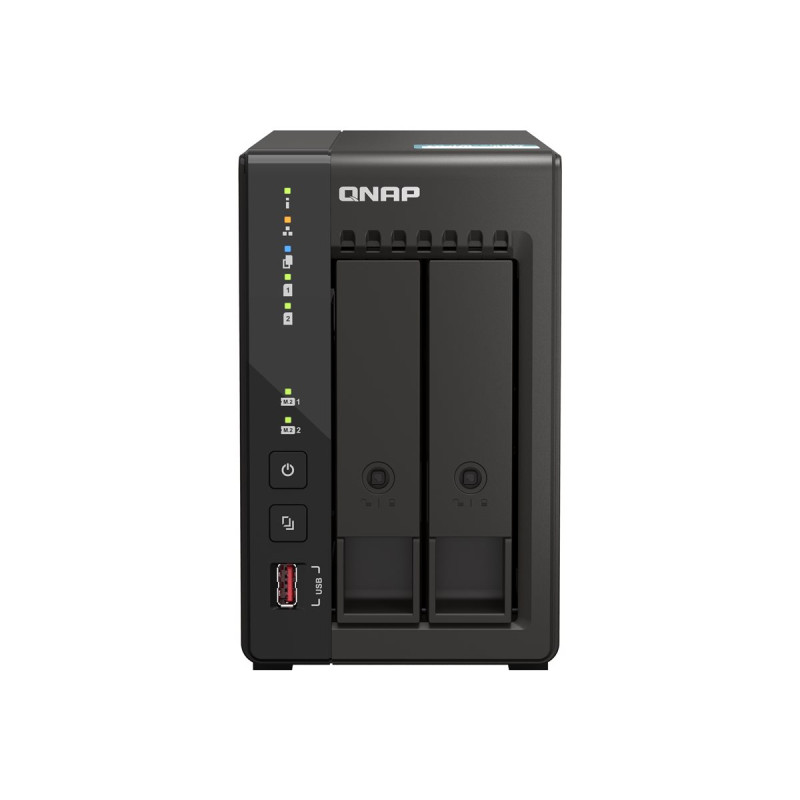 QNAP TS-253E - Servidor NAS - 2 compartimentos - SATA 6Gb/s - RAID RAI