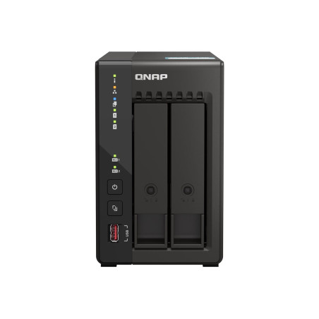 QNAP TS-253E - Servidor NAS - 2 compartimentos - SATA 6Gb/s - RAID RAI