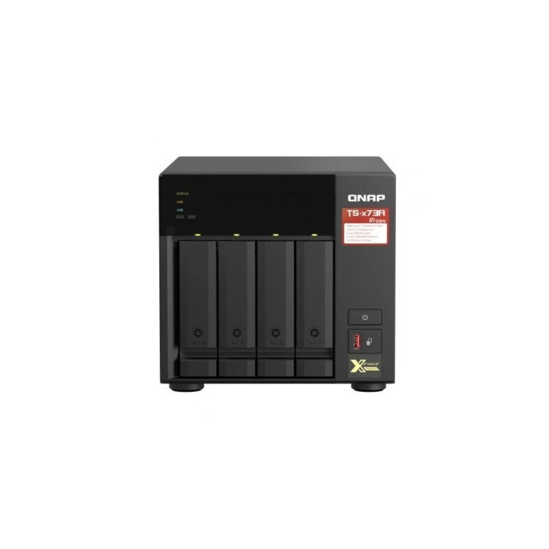NAS QNAP TS-473A-8G/ 4 Bahías 3.5"- 2.5"/ 8GB DDR4/ Formato Torre