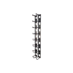 APC - Panel de organización de cables para bastidor - negro - para P/N