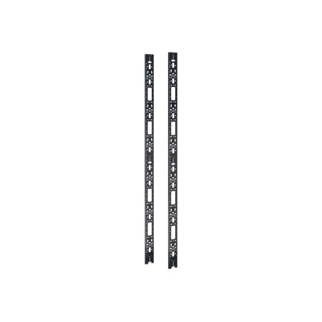 APC - Kit de administración de cables para bastidor - negro - para Net
