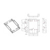 Soporte de pared universal para proyector - brazo telescópico con long
