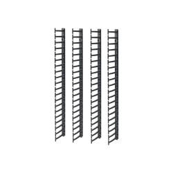 APC - Kit de administración de cables para bastidor - negro - 20U - Co