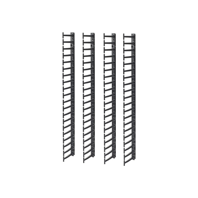 APC - Kit de administración de cables para bastidor - negro - 20U - Co