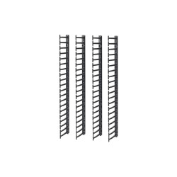 APC - Kit de administración de cables para bastidor - negro - 20U - Co