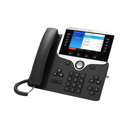 Cisco IP Phone 8841 - Teléfono VoIP - SIP, RTCP, RTP, SRTP, SDP - 5 lí