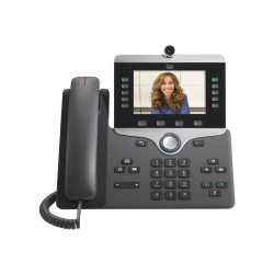 Cisco IP Phone 8865 - Vídeoteléfono IP - con cámara digital, interfaz