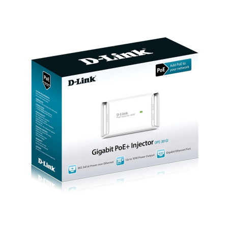D-Link DPE-301GI - Inyector de corriente - 30 vatios