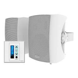 Par de altavoces de pared - 5.25" - pasivos - manejo de potencia de 50