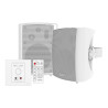 Par de altavoces de pared - 5.25" - pasivos - manejo de potencia de 50