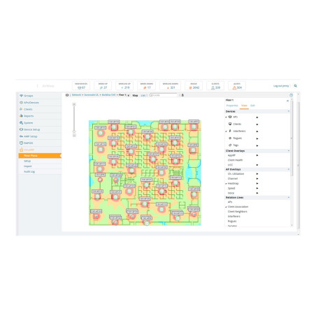 HPE Aruba AirWave with RAPIDS and VisualRF - Licencia - 1 dispositivo