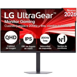 Monitor Lg, 32", 32G600A-B, 81,3 Cm, 2560 X 1440 Pixeles, Qu | APLIUM
