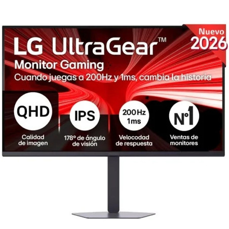Monitor Lg, 32", 32G600A-B, 81,3 Cm, 2560 X 1440 Pixeles, Qu | APLIUM