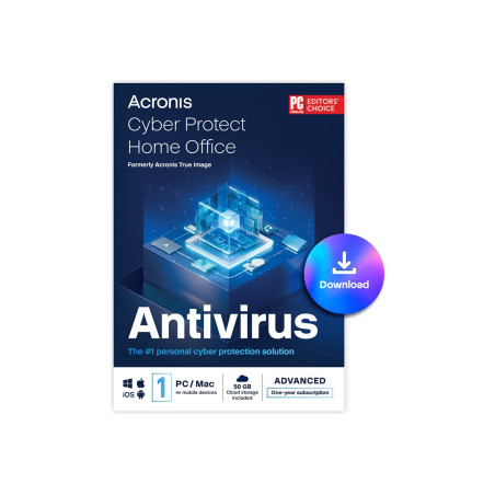 Acronis True image Advanced Subscription 1 Computer + 50 GB Acronis Cl