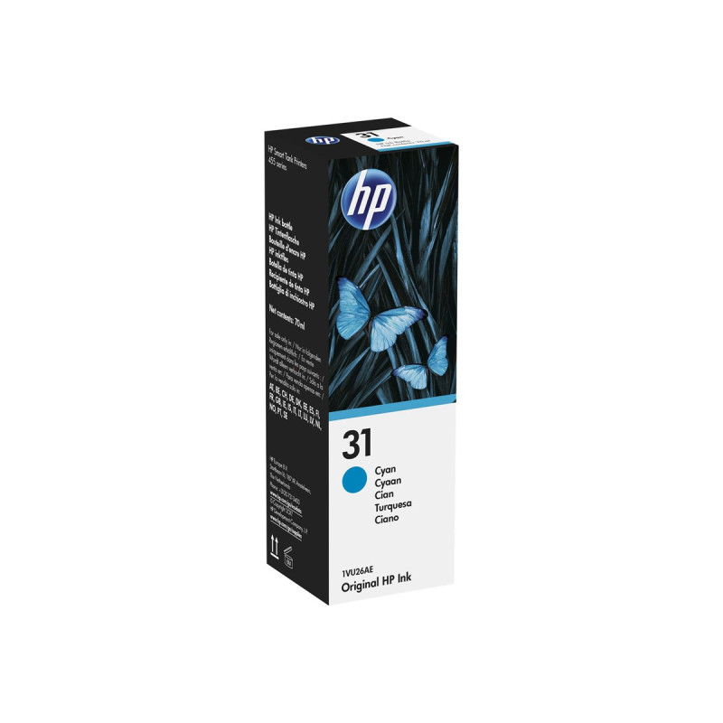 HP 31 - 70 ml - cián - original - recarga de tinta - para Smart Tank 5