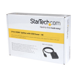 StarTech.com Multiplicador de Vídeo HDMI de 2 Puertos - Splitter HDMI
