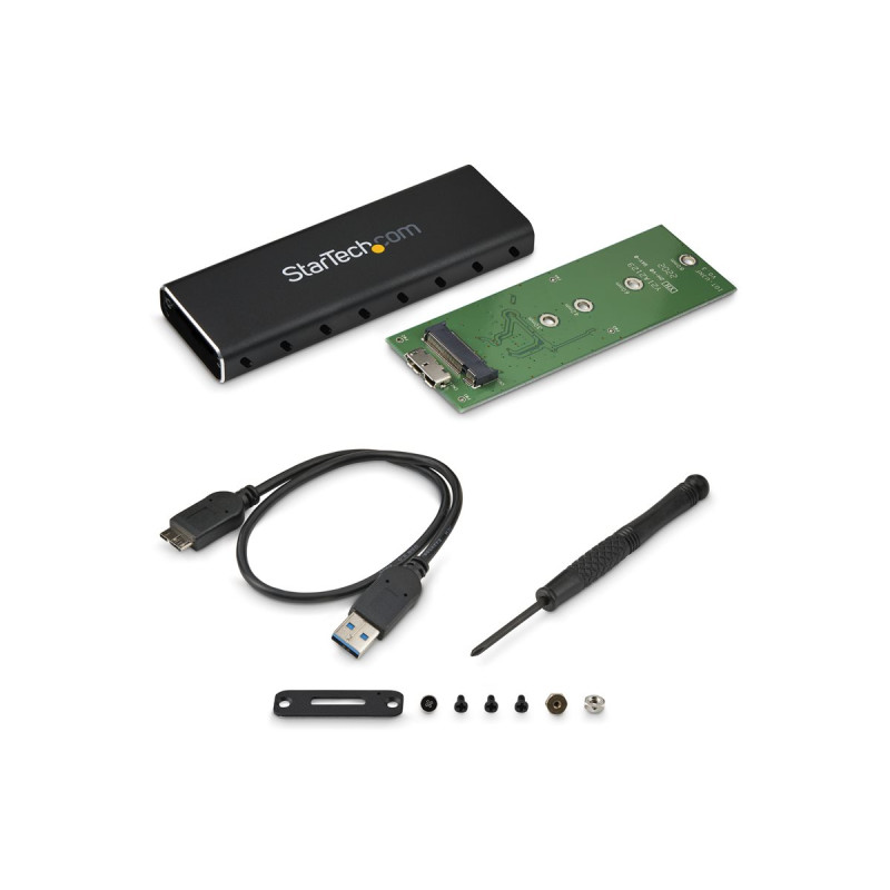 StarTech.com Adaptador SSD M.2 a USB 3.0 SuperSpeed UASP con Carcasa P