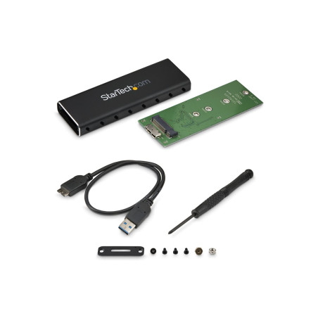 StarTech.com Adaptador SSD M.2 a USB 3.0 SuperSpeed UASP con Carcasa P