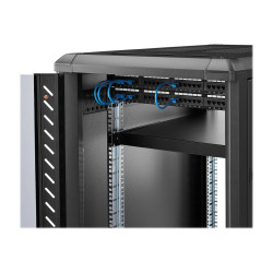 StarTech.com Estante Bandeja Fijo de Servicio Pesado para Gabinete Rac