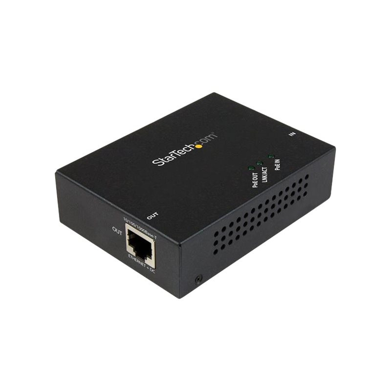 Startech Extensor PoE+ Gigabit 802.3at/af - Alargador de Alimentación