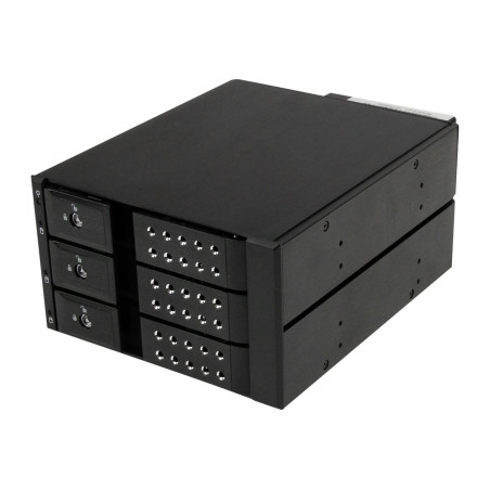 StarTech.com Rack Móvil Backplane con 3 Bahías Hot Swap de 3,5" Pulgad