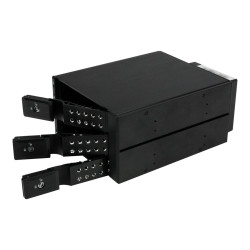 StarTech.com Rack Móvil Backplane con 3 Bahías Hot Swap de 3,5" Pulgad