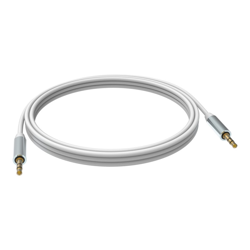Cable de 10 m 3.5mm Minijack - conectores chapados en oro - doble aisl