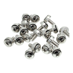 Startech Paquete de 100 Tornillos M6x12mm para Armarios Rack - Juego d
