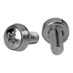 Startech Paquete de 100 Tornillos M6x12mm para Armarios Rack - Juego d