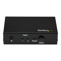 StarTech.com Switch Conmutador HDMI de 2 Puertos - Selector HDMI 4K 60