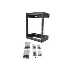 StarTech.com 12U 19" Wall Mount Network Rack, Adjustable Depth 12-20"