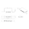 Amplificador de audio de baja impedancia - 2 x 50w (RMS a 8 ohmios) -