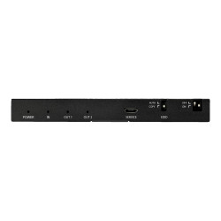 StarTech.com Splitter HDMI de 2 Puertos - 4K 60Hz con Escalador Incorp