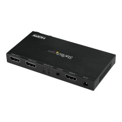 StarTech.com Splitter HDMI de 2 Puertos - 4K 60Hz con Escalador Incorp