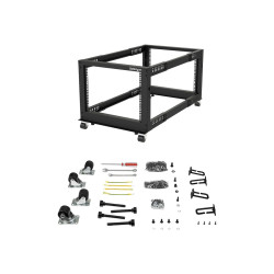 StarTech.com Rack de Marco Abierto con Profundidad Ajustable de 4 Colu