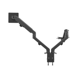 Montura de brazo para escritorio de monitor - se adapta a dos pantalla