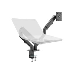 Montura de brazo para escritorio de monitor - se adapta a dos pantalla