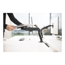 Montura de brazo para escritorio de monitor - se adapta a dos pantalla
