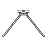 Logitech TV Mount For Video Bars - Montura para cámara - montaje debaj